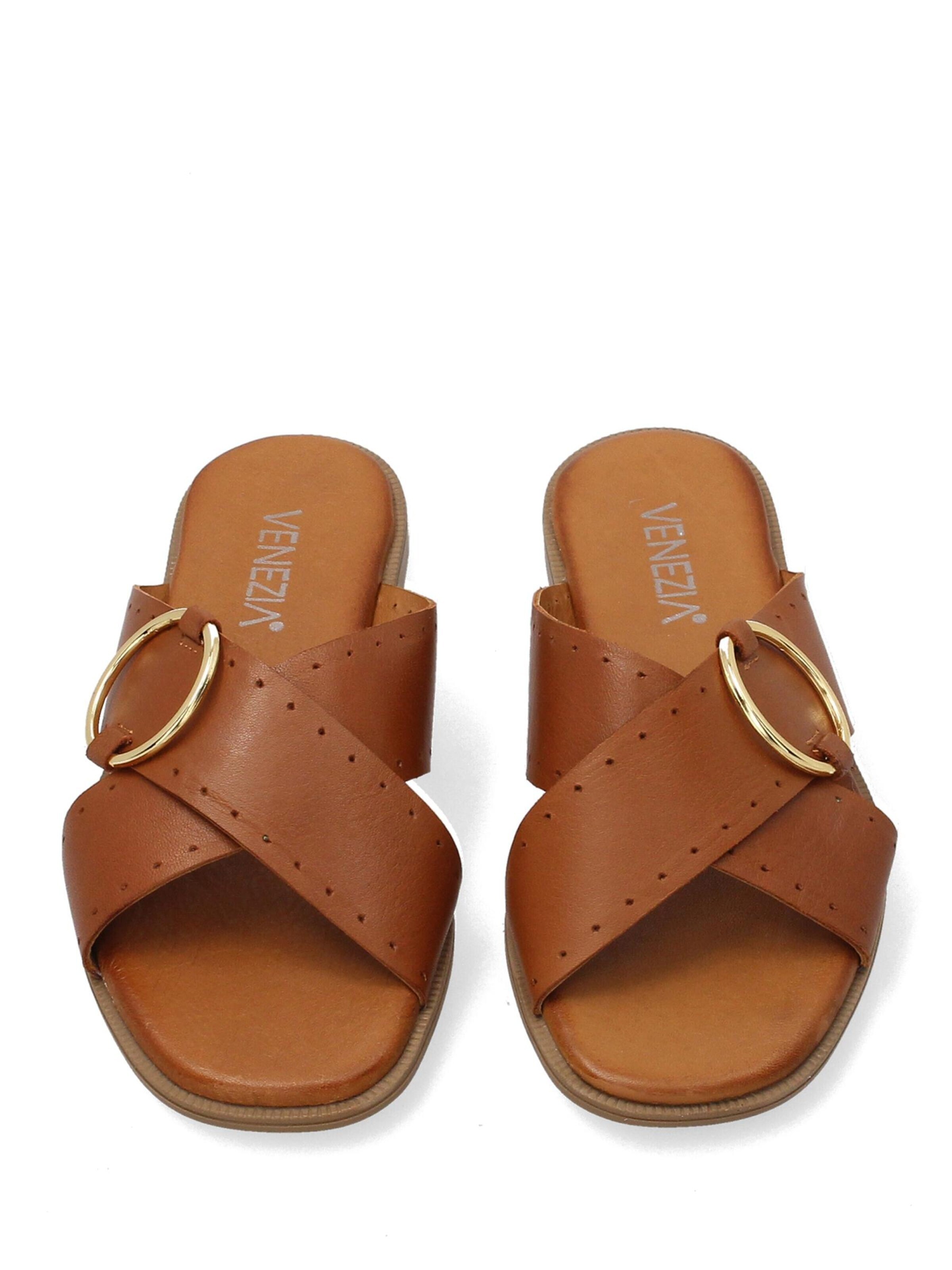 VENEZIA Pantolette 'Venezia'‌‌‌ in Braun