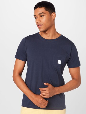 T-Shirt MAKIA en bleu : devant