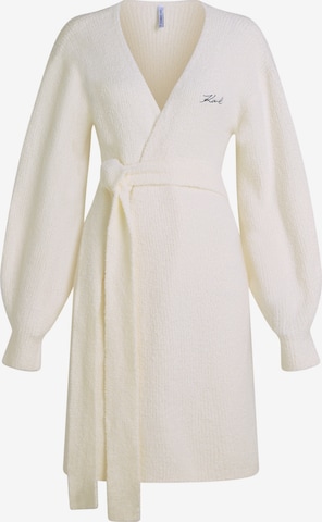 Karl Lagerfeld Lyhyt kylpytakki värissä valkoinen: etupuoli