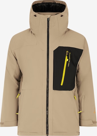 PROTEST Sportjacke 'PRTWest' in Braun: Vorderseite