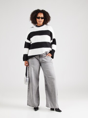 Pullover 'NMSUTTON' di Noisy May Curve in bianco