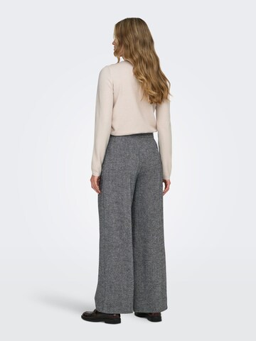 Wide leg Pantaloni 'ONLBEKKA' di ONLY in grigio