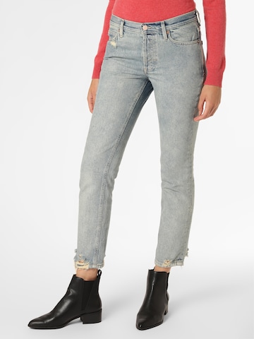 Free People Regular Jeans in Blauw: voorkant