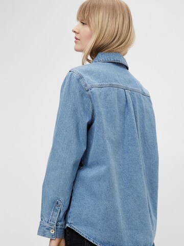 PIECES Jacke 'Gray' in Blau