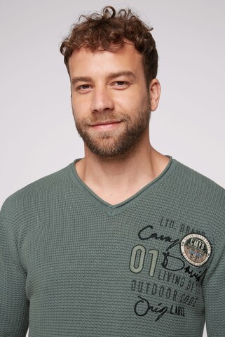 CAMP DAVID Pullover in Grün