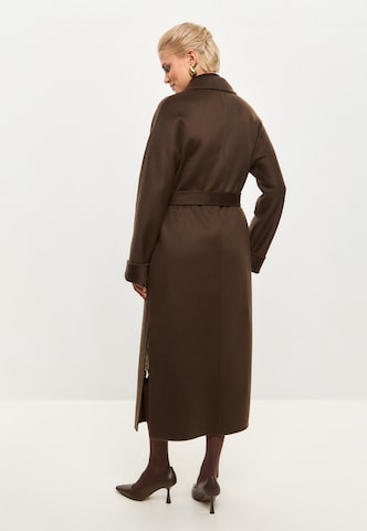 CESARE GASPARI Between-seasons coat in Brown