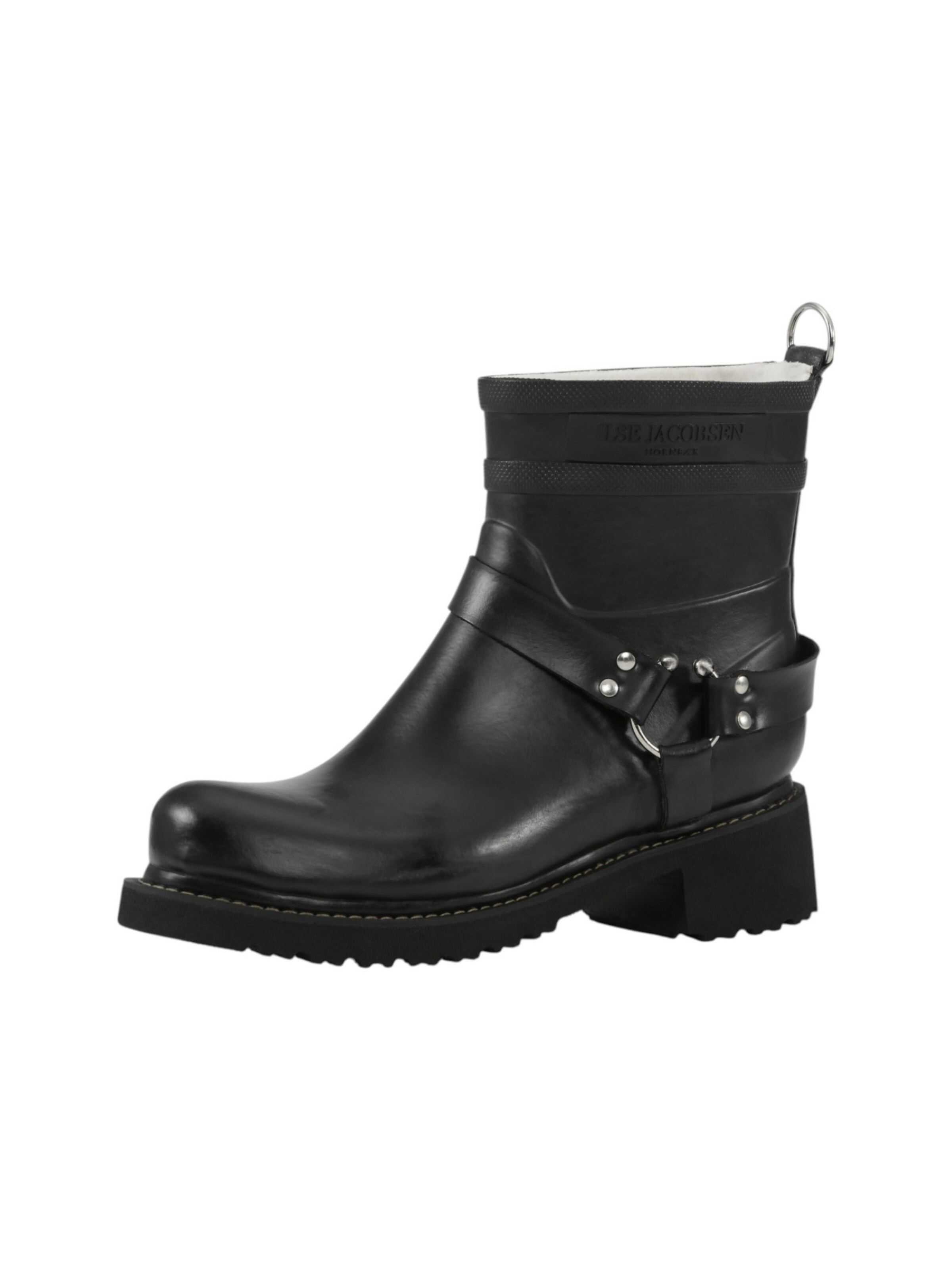 Bottes en caoutchouc ILSE JACOBSEN en noir : devant