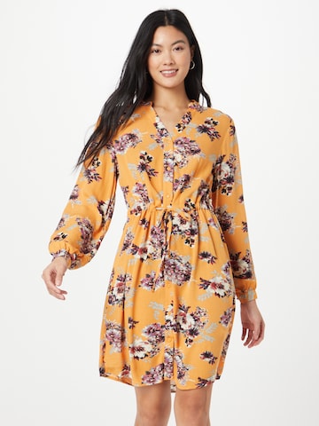 ABOUT YOU Shirt dress 'Sastra' in Yellow: front