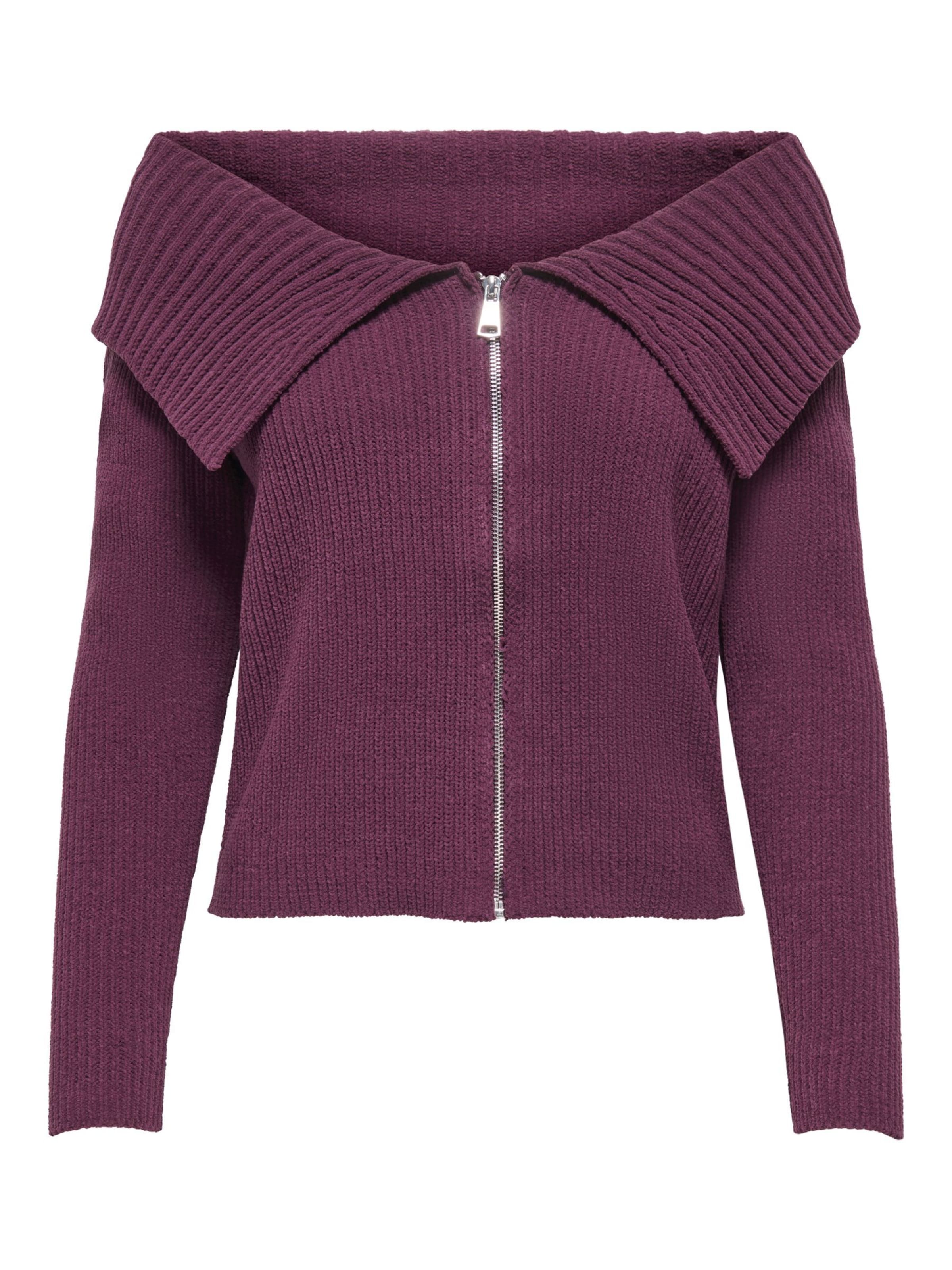 ONLY Strickjacke 'ONLElly' in Rot: Vorderseite