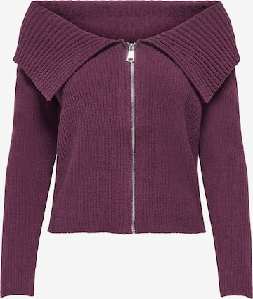 ONLY Strickjacke 'ONLElly' in Rot: Vorderseite