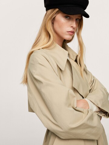 MANGO Between-Seasons Coat 'Johan' in Beige