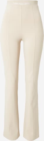 Calvin Klein Jeans Slimfit Leggings 'MILANO' in Beige: predná strana