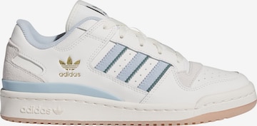 balts ADIDAS ORIGINALS Zemie brīvā laika apavi 'Forum Low'