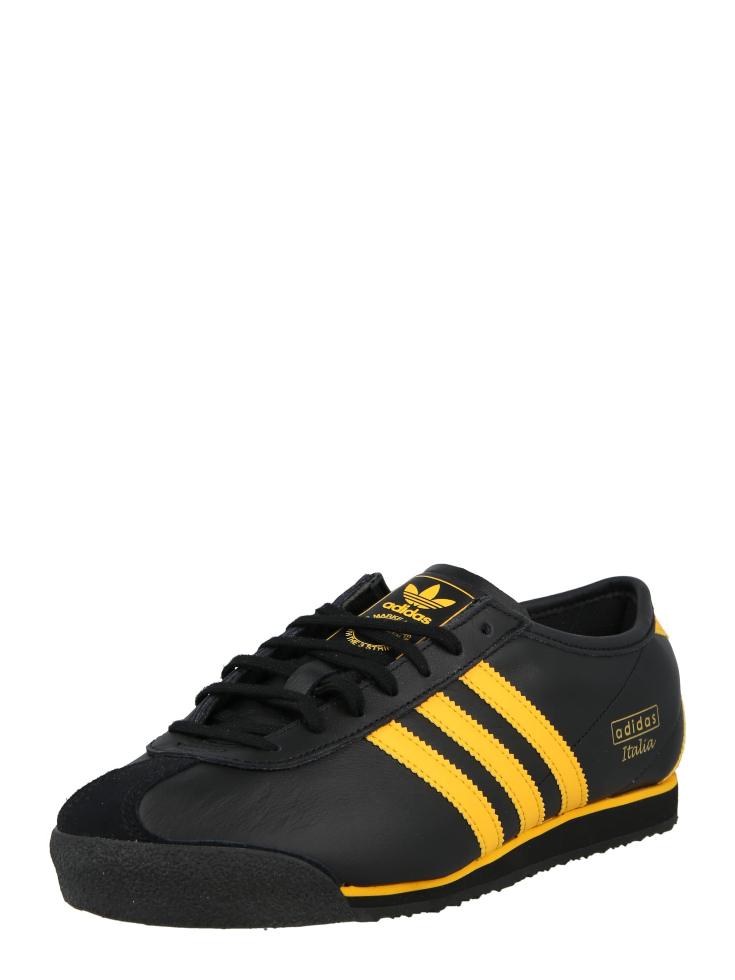 ADIDAS ORIGINALS Низкие кроссовки 'ITALIA 70s' в Черный: спереди