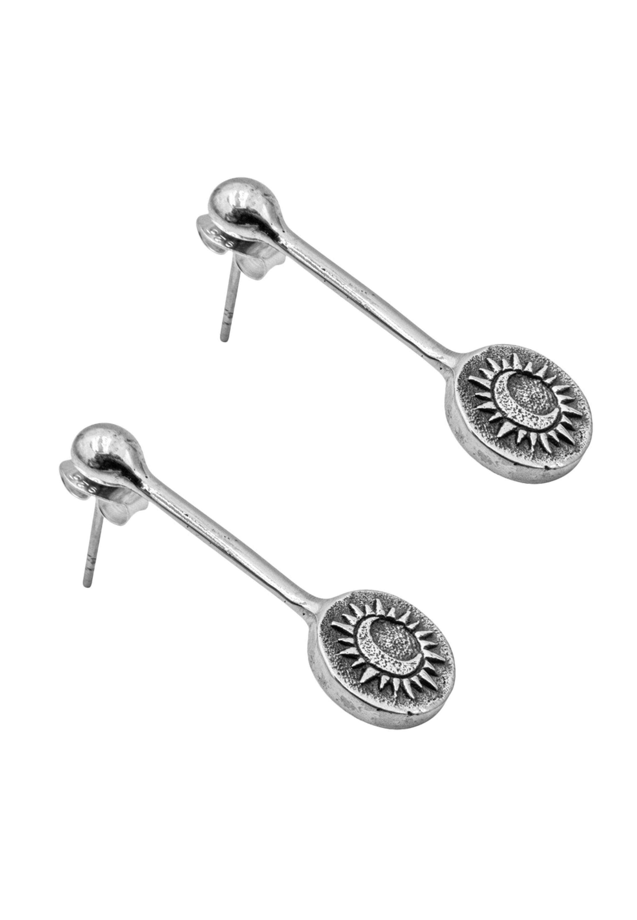 Haze&Glory Earrings 'Sacred Sun' in Silver