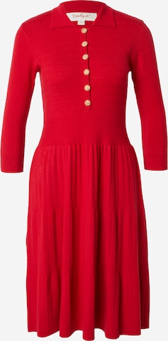 raudona Derhy Megzta suknelė 'CATARINA': priekis