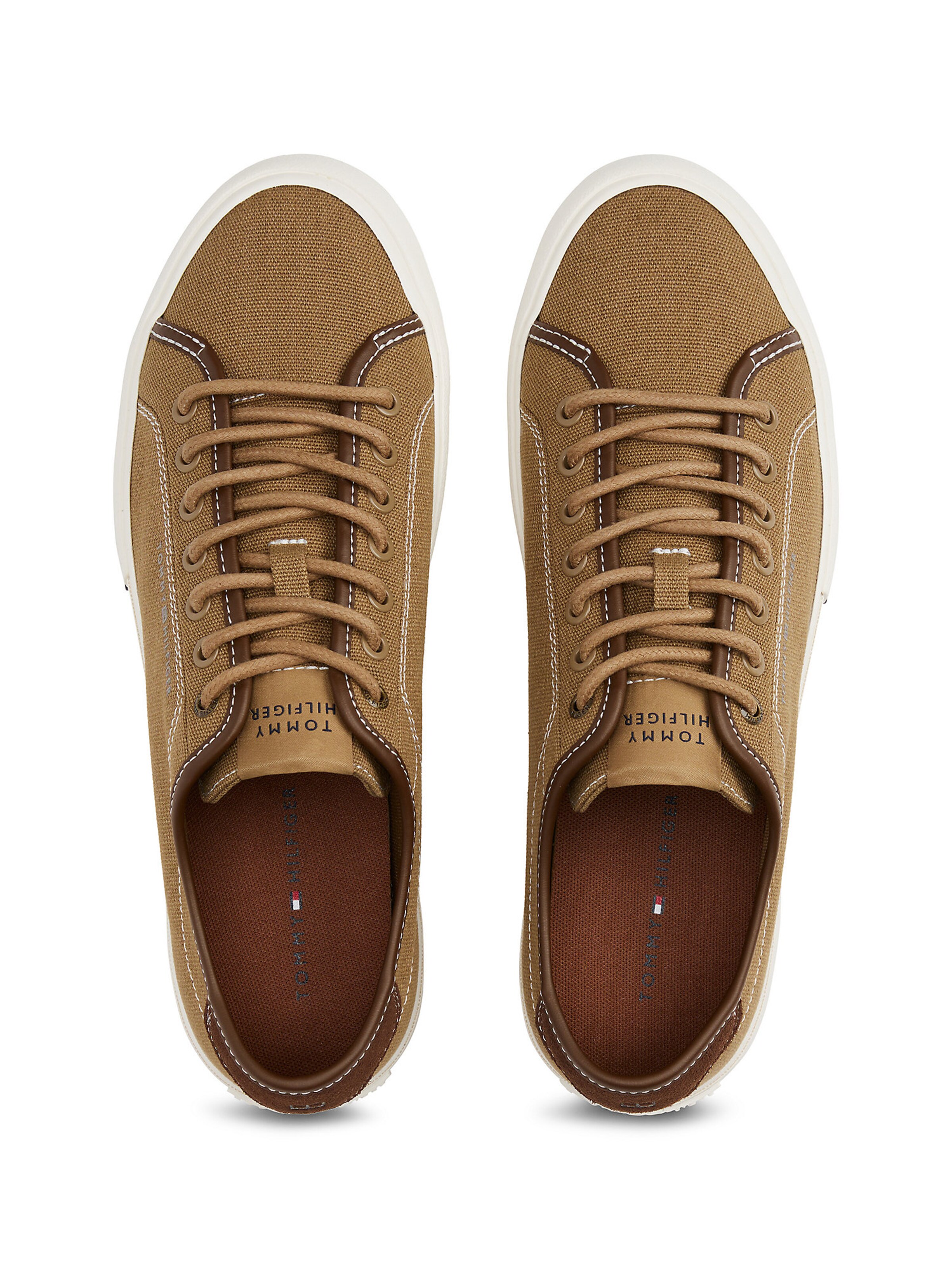 Sneaker low de la TOMMY HILFIGER pe maro