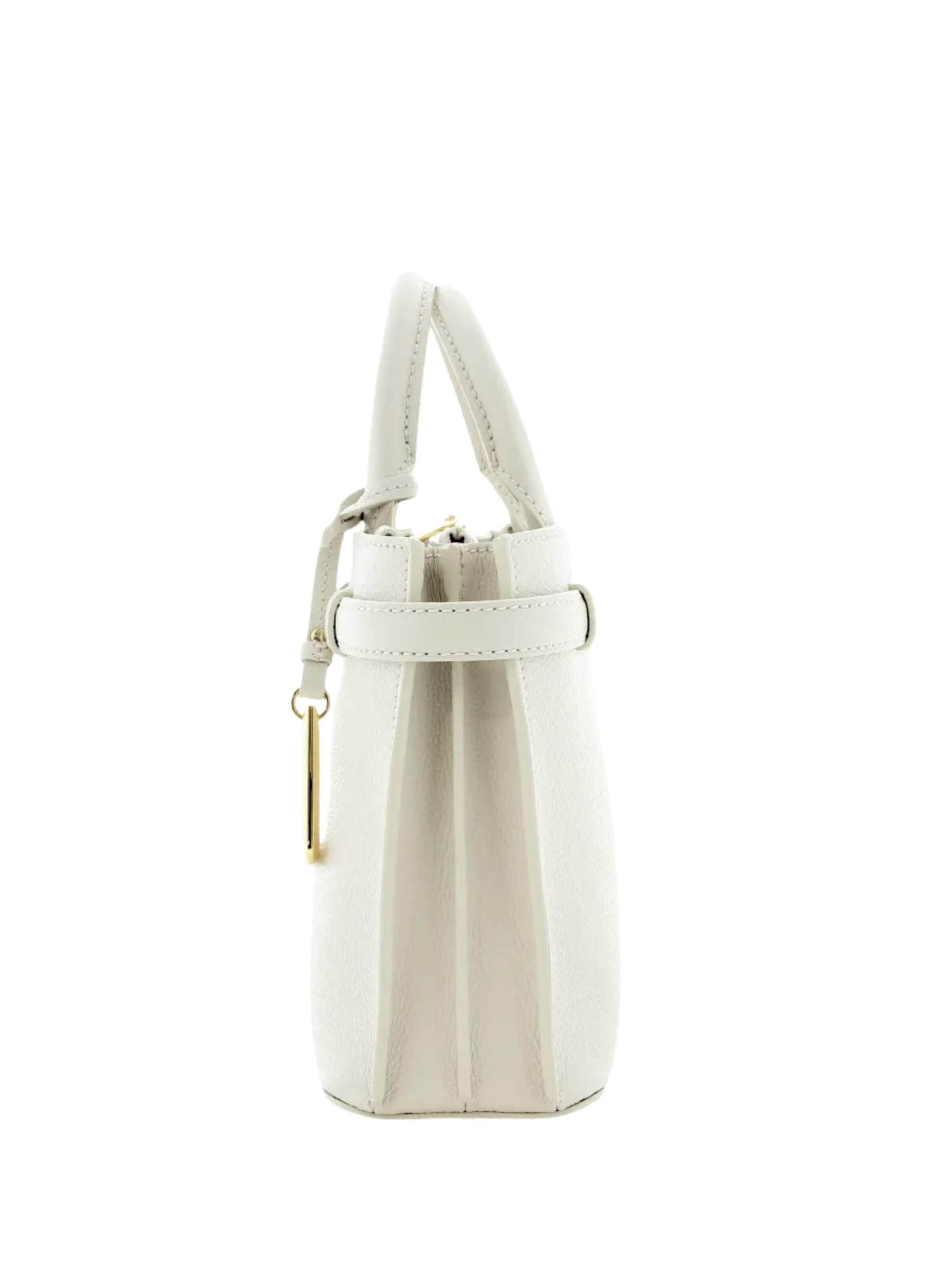 Lancel - Bolso de mano 'Sac Ã  Main LANCEL Faubourg S Neige A1352734TU' en blanco