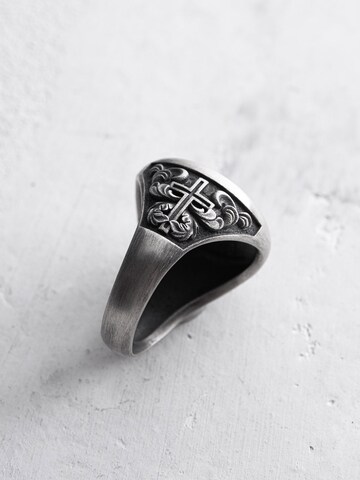 REYTEL Ring 'JESUS CHRIST HAVE MERCY ON US'‌‌‌ in Silber