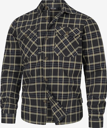 INDICODE JEANS Button Up Shirt ' INGroff ' in Grey: front