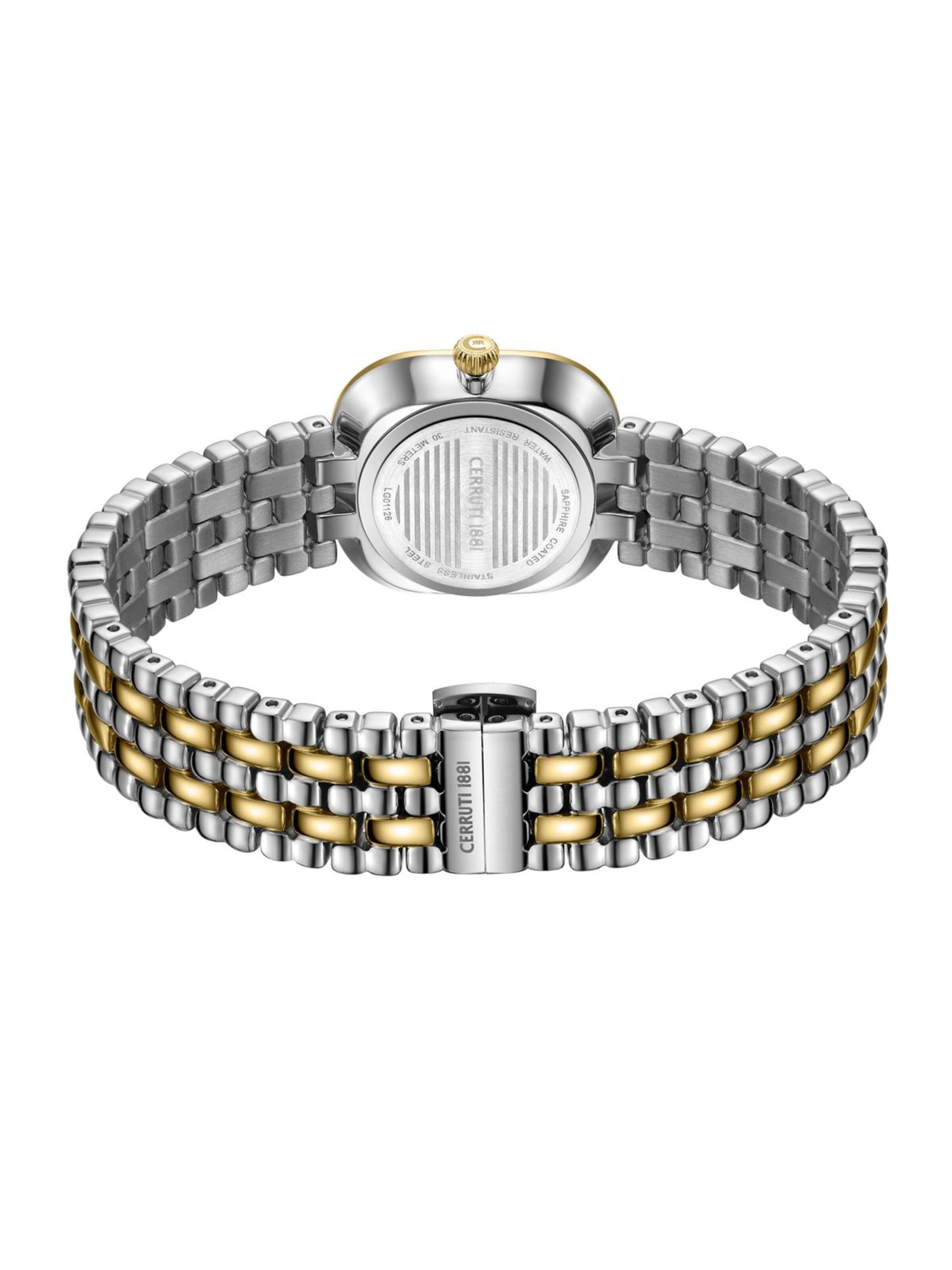 CERRUTI 1881 Analog watch 'Watch Casena' in Silver