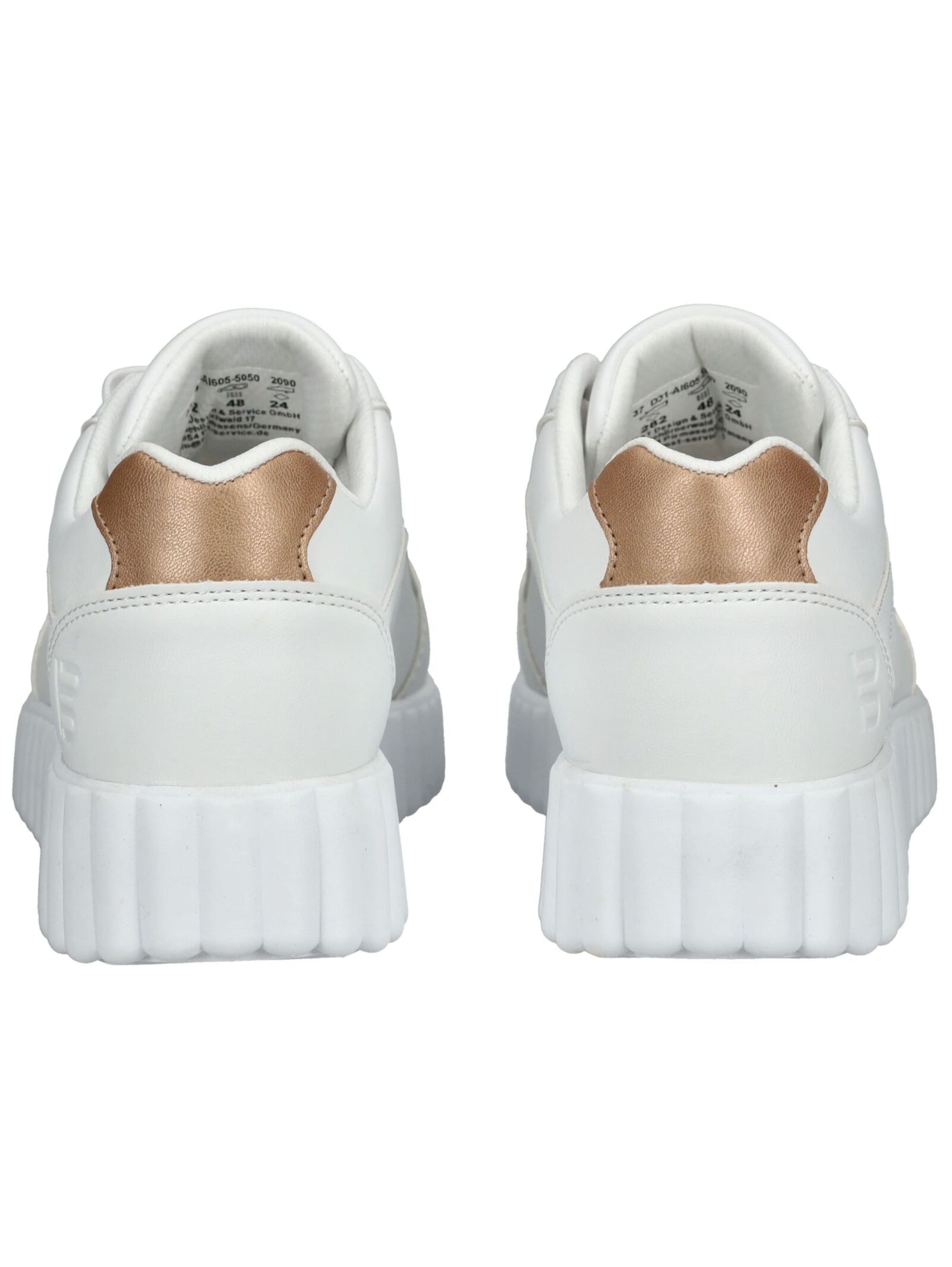 TT. BAGATT Platform trainers in White