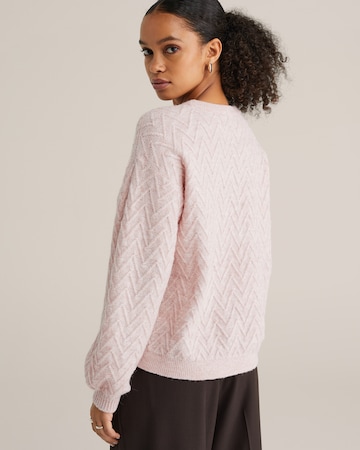 WE Fashion Sweter w kolorze różowy