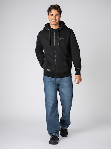 Sublevel Sweatjacke in Schwarz