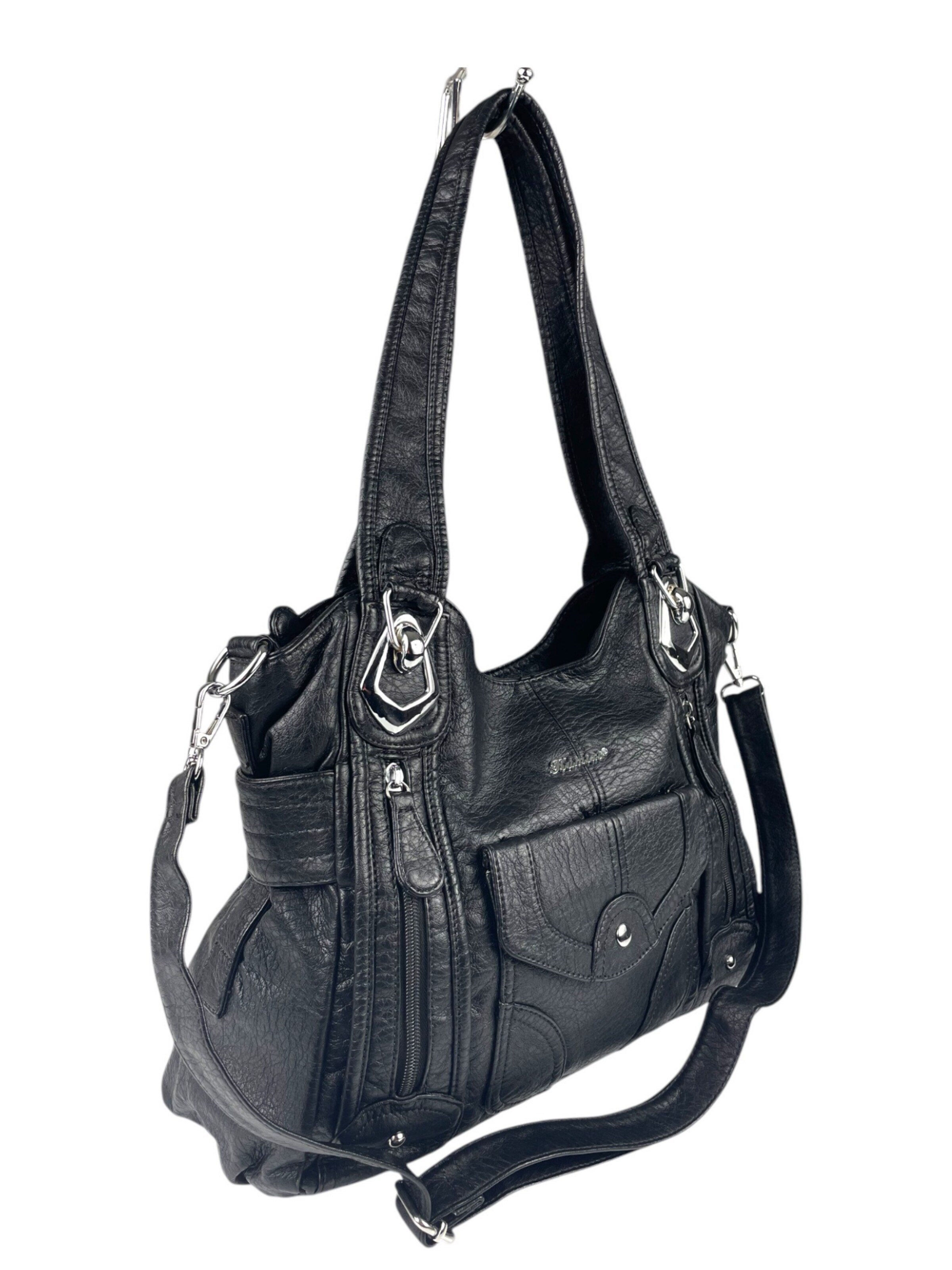 Kumixi Shoulder Bag in Black
