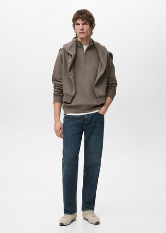 MANGO MAN Sweatshirt 'Winny' in Brown