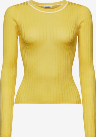 Pull-over ESPRIT en jaune : devant