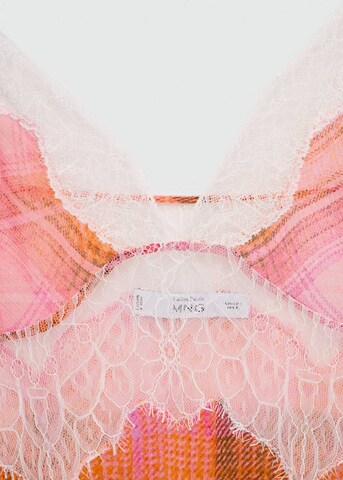 MANGO Top 'Marakech' in Orange