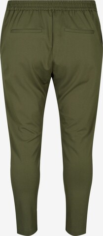 Zizzi - Slimfit Calças 'Jmaddie' em verde