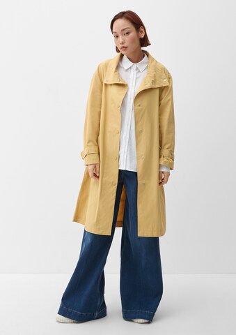 s.Oliver Between-seasons coat in Yellow