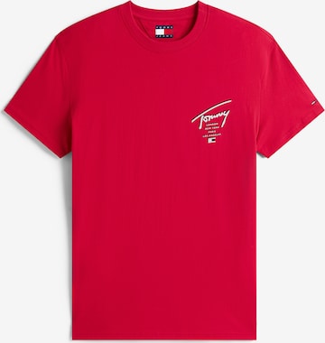 Maglietta 'CITY' di Tommy Jeans in rosso: frontale