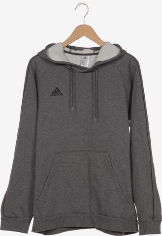 ADIDAS PERFORMANCE Sweatshirt & Zip-Up Hoodie in XXL in Grey: front