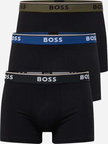 BOSS Orange Boxershorts 'Power' in Zwart: voorkant