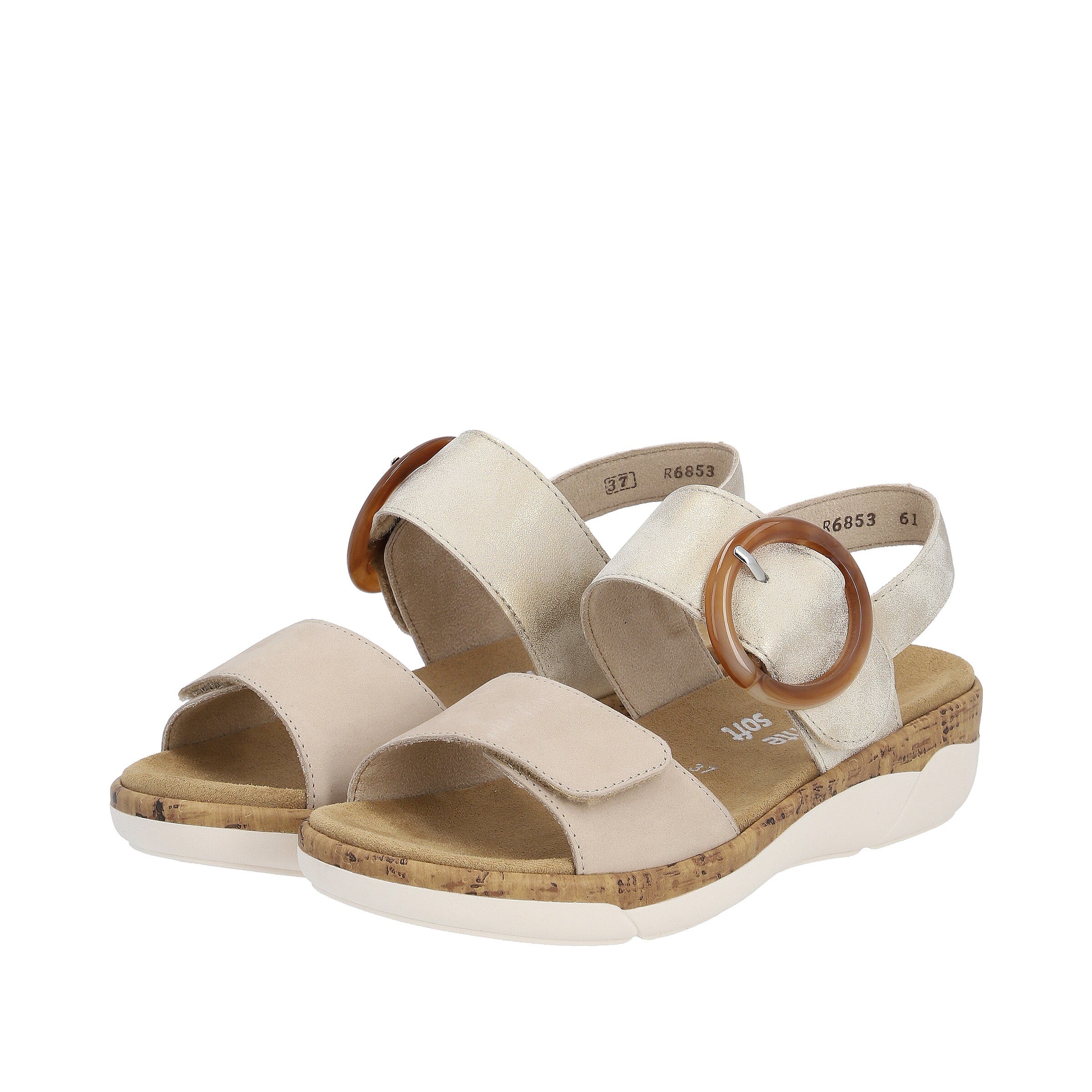 REMONTE Sandals in Beige