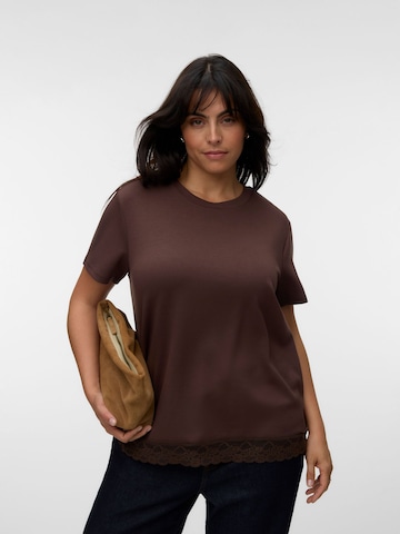 Vero Moda Curve Shirt 'CMILLE' in Brown: front