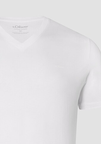 T-Shirt s.Oliver en blanc