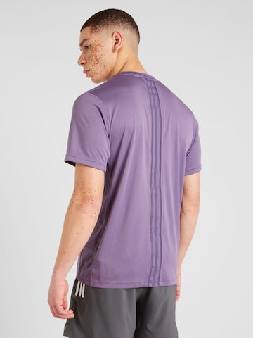 T-Shirt fonctionnel 'HIIT 3S MES' ADIDAS PERFORMANCE en violet