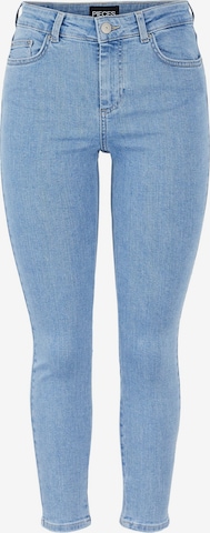 PIECES Skinny Jeans 'Delly' i blå: framsida