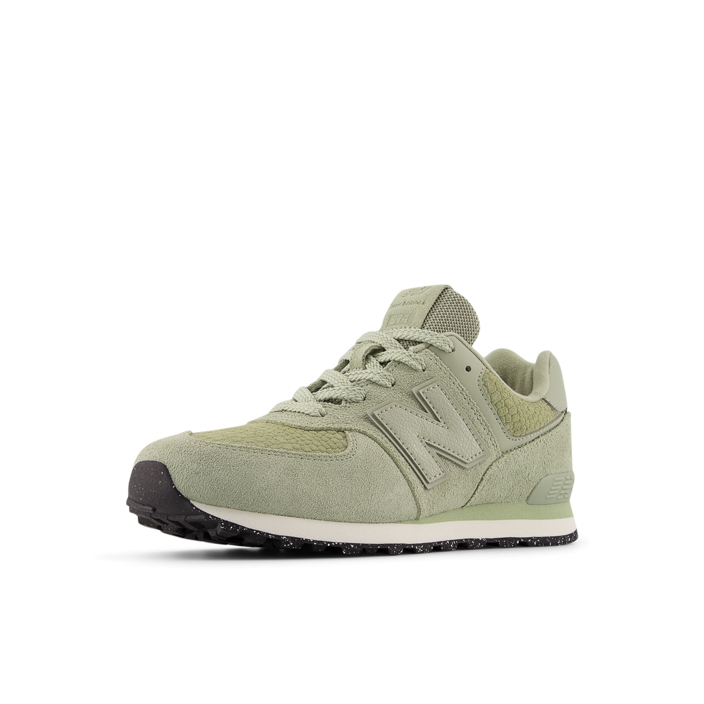 Baskets '574' new balance en vert : devant