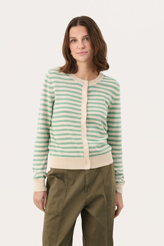 Cardigan 'Tanisha' Part Two en vert : devant