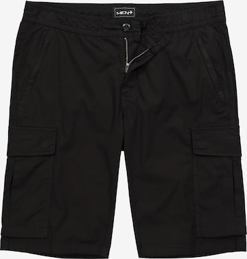 Men Plus Hose in Schwarz: Vorderseite