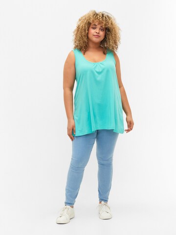 Zizzi Top 'VAMANDA' in Blue