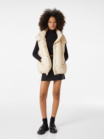 Bershka Bodywarmer in Beige