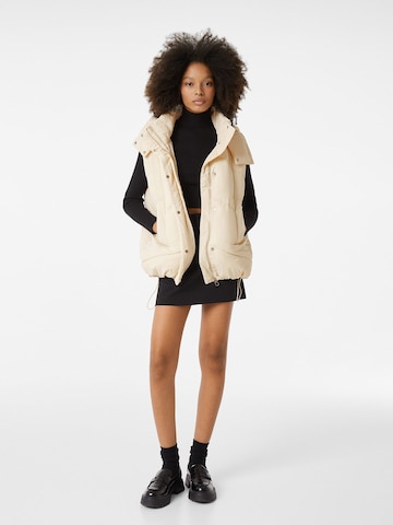 Gilet Bershka en beige