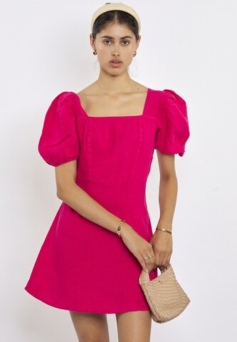 FRESHLIONS Sommerkleid 'Bella' in Rot: Vorderseite