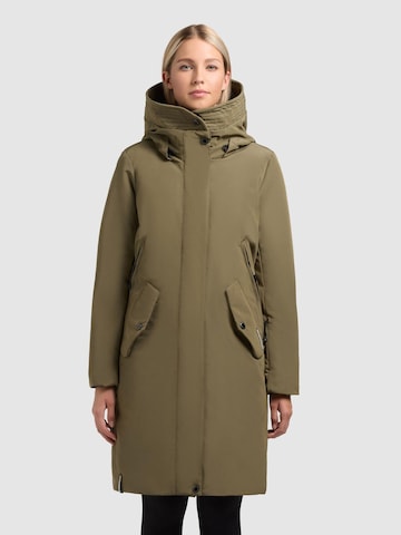 khujo Winter Coat 'WEBB' in Green
